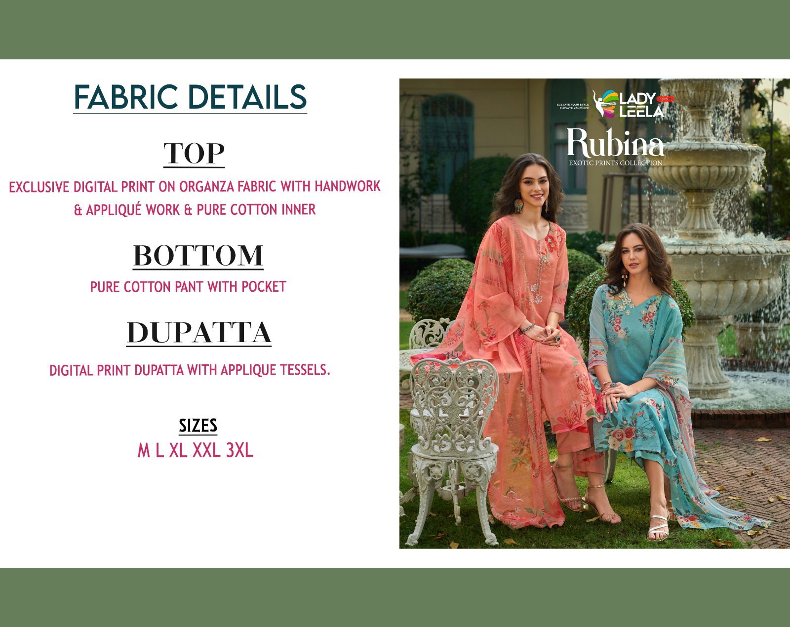 Rubina By Lady Leela Organza Printed Readymade Suits Wholesale Market In Surat